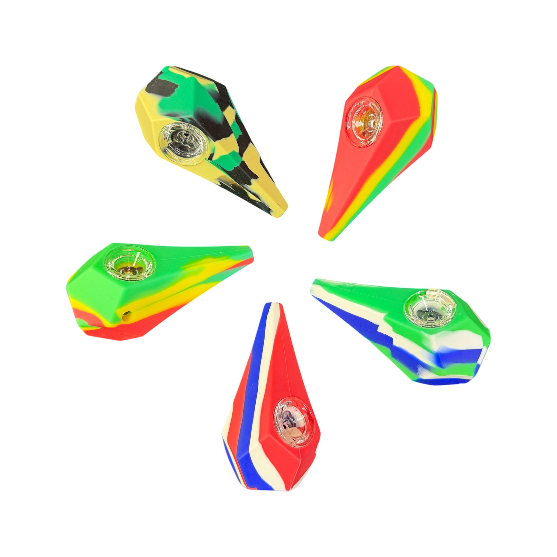 Silicone Dry Handpipes / Spoon Diamond 4.25"